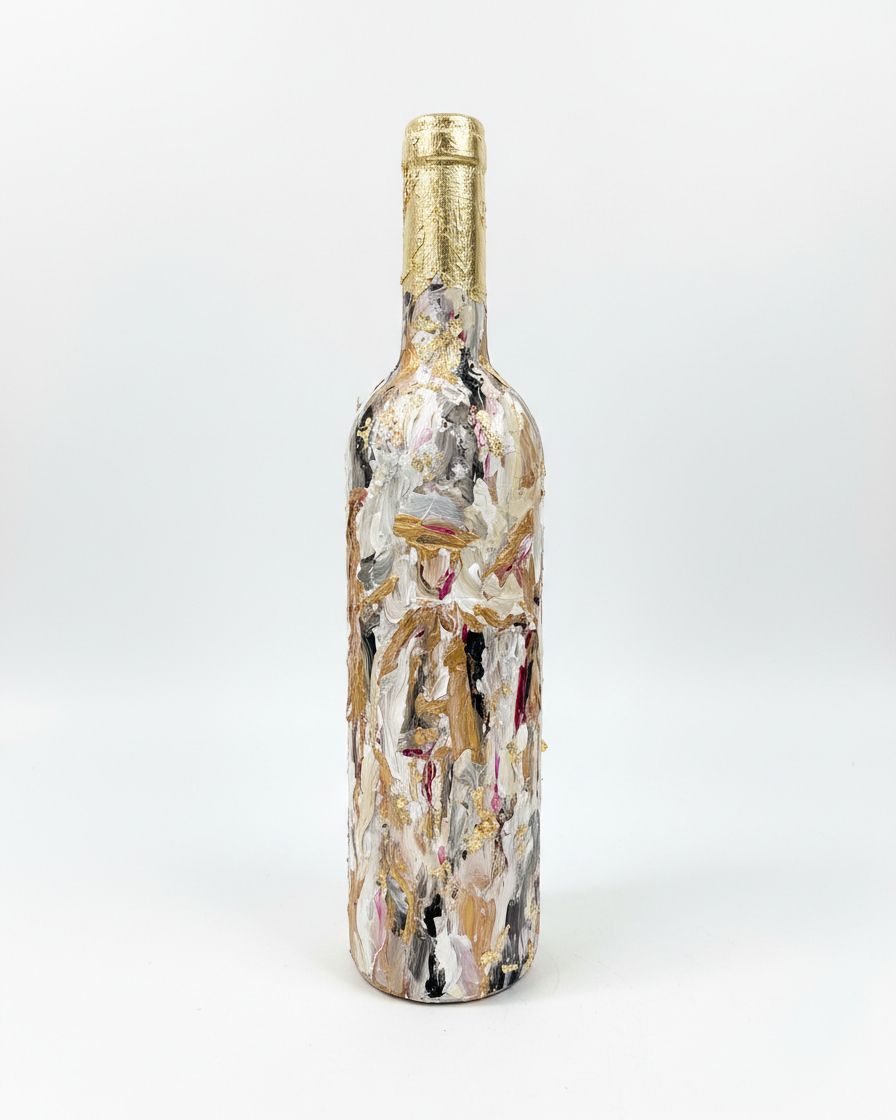 Wine Bottle Art by Avigail Gelber